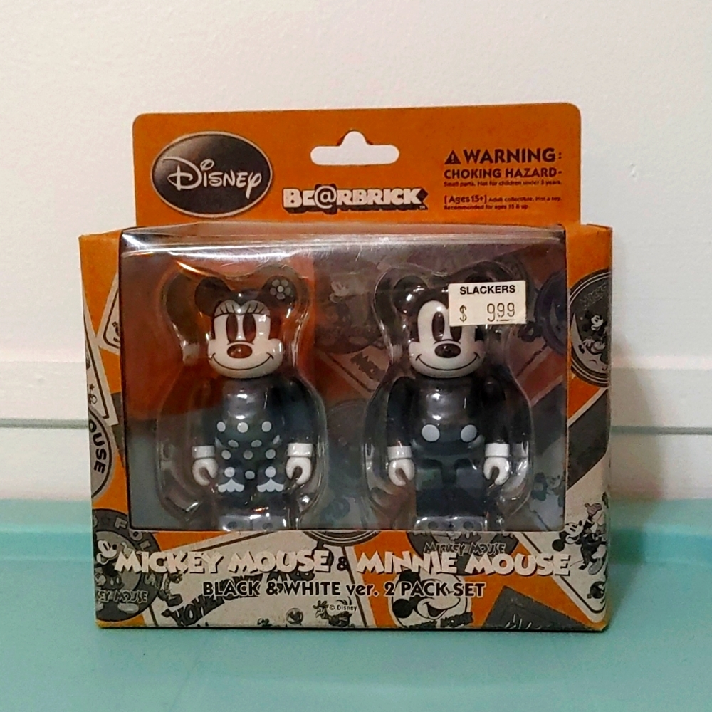 Antique Mikey & Minnie Mouse Figurines